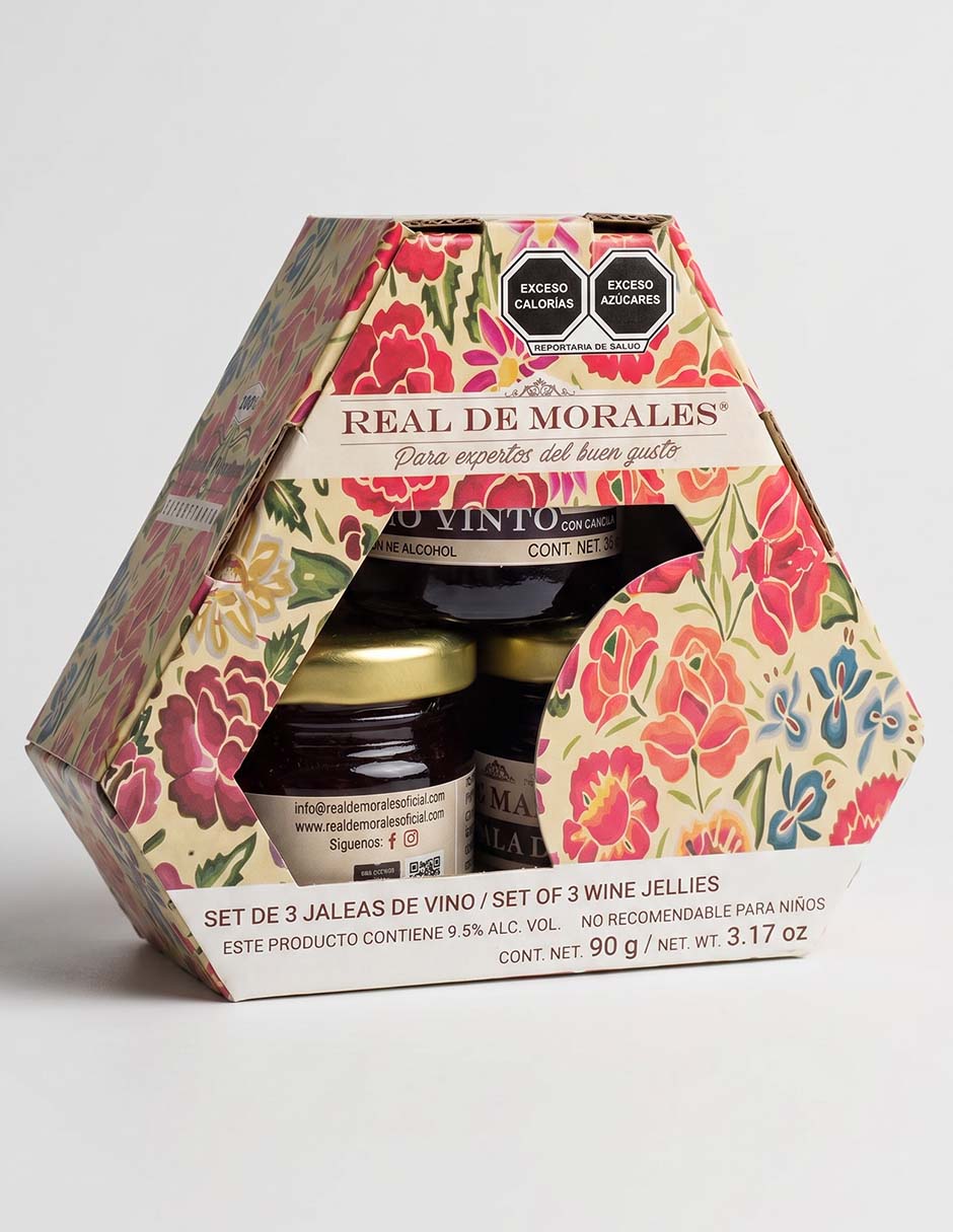 Set de jaleas sabor vino