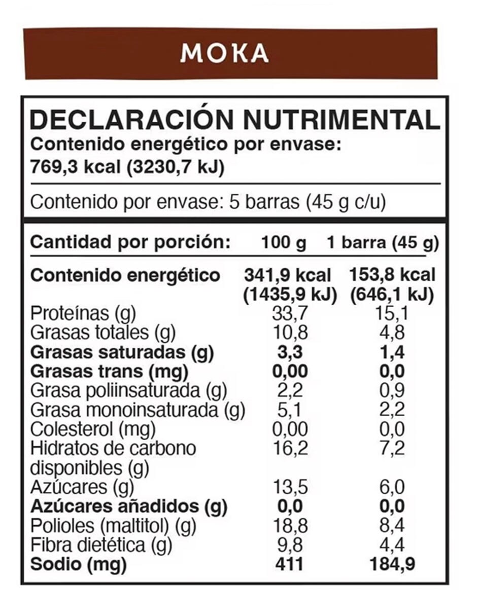 Paquete de cereales barra de proteína 2