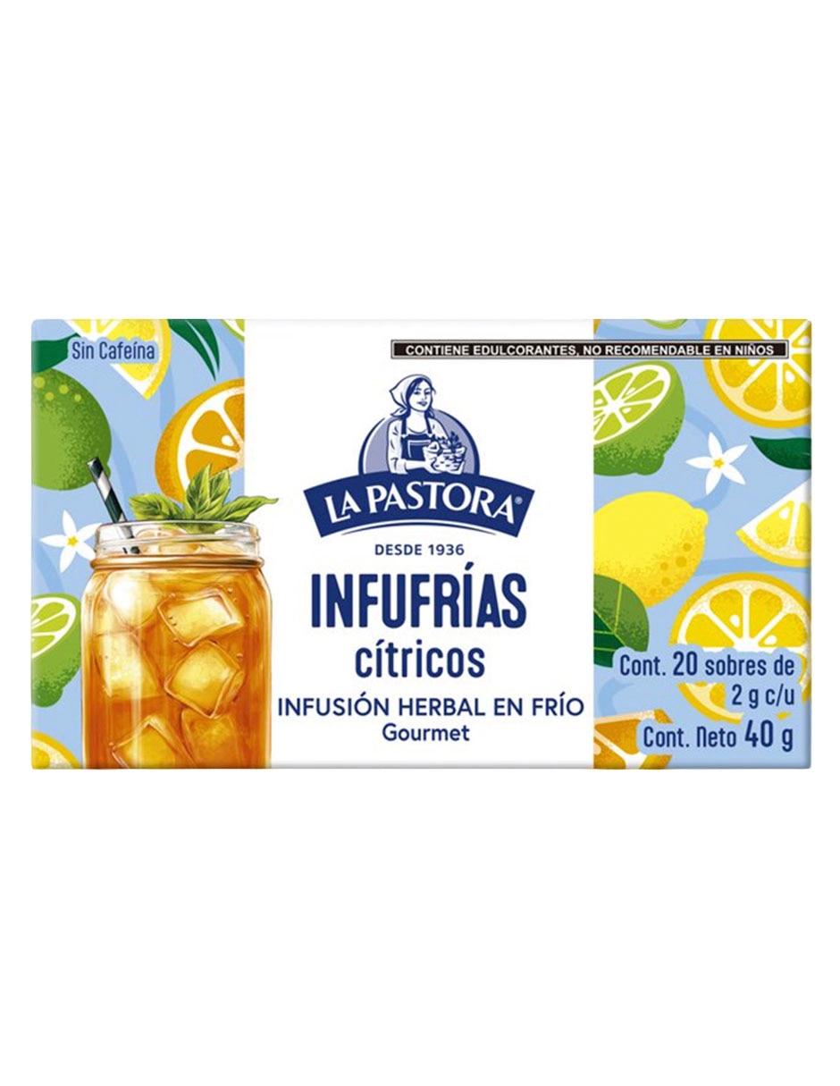 Té tisana sabor cítrico y herbal molido 40 g