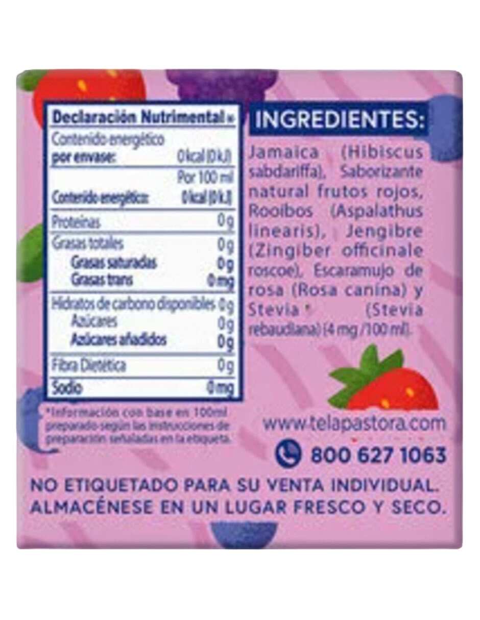 Té frutos rojos molido 47.75 g 2