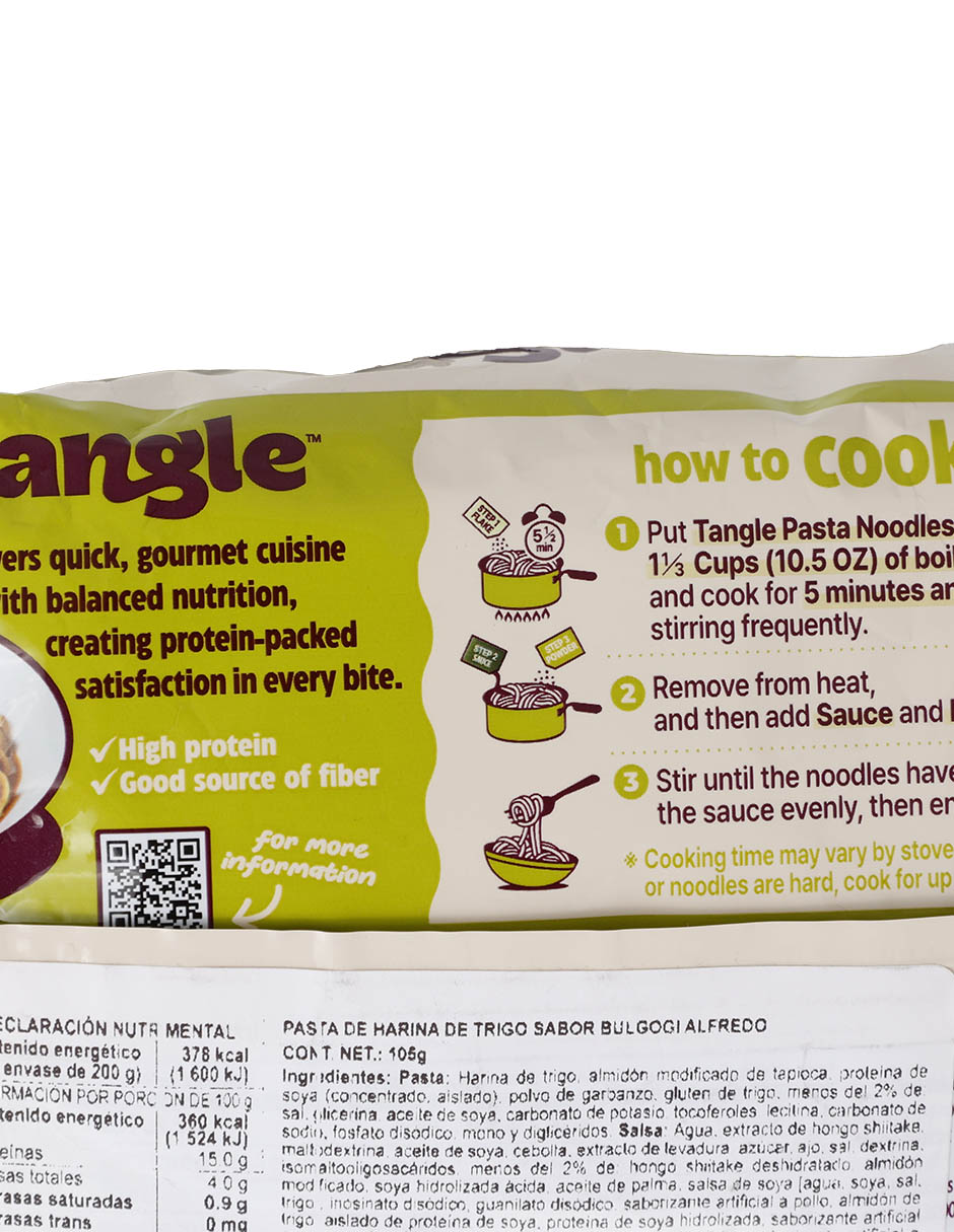 tangle bulgogi alfredo pasta Samyang 2