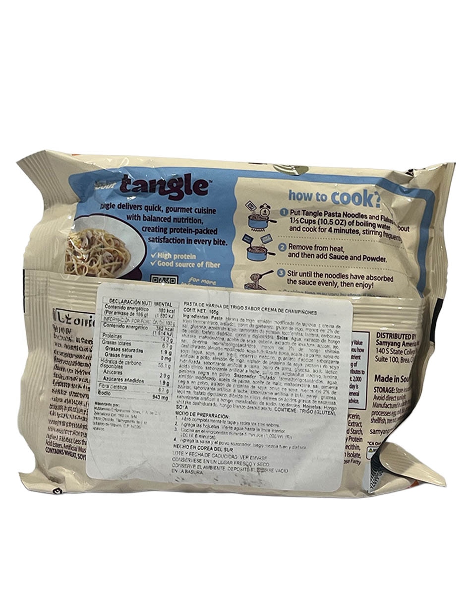 Tangle Creamy Mushroom Pasta Samyang 2