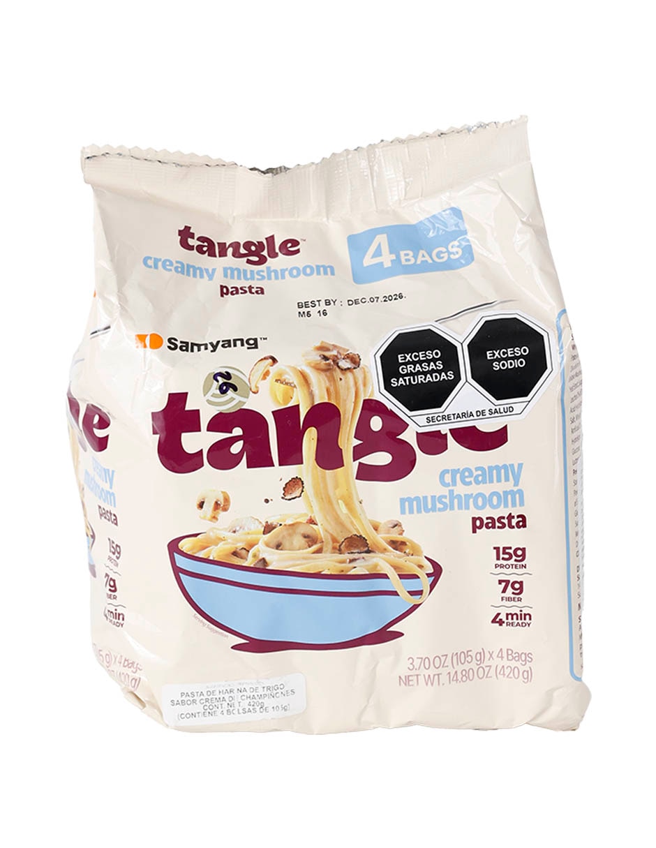 Pasta tangle creamy mushroom pasta