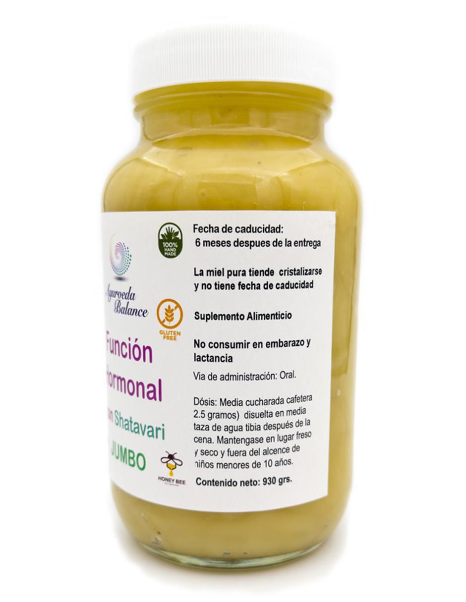 Suplementos alimenticios funcion hormonal jumbo con shatavari sabor natural de 1 kg 3