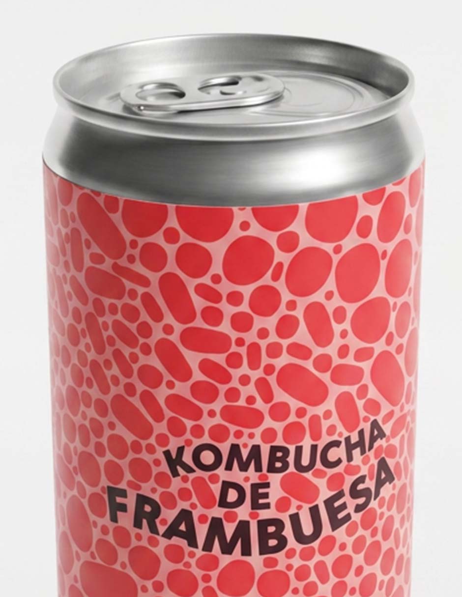 Kombucha sabor frambuesa 2