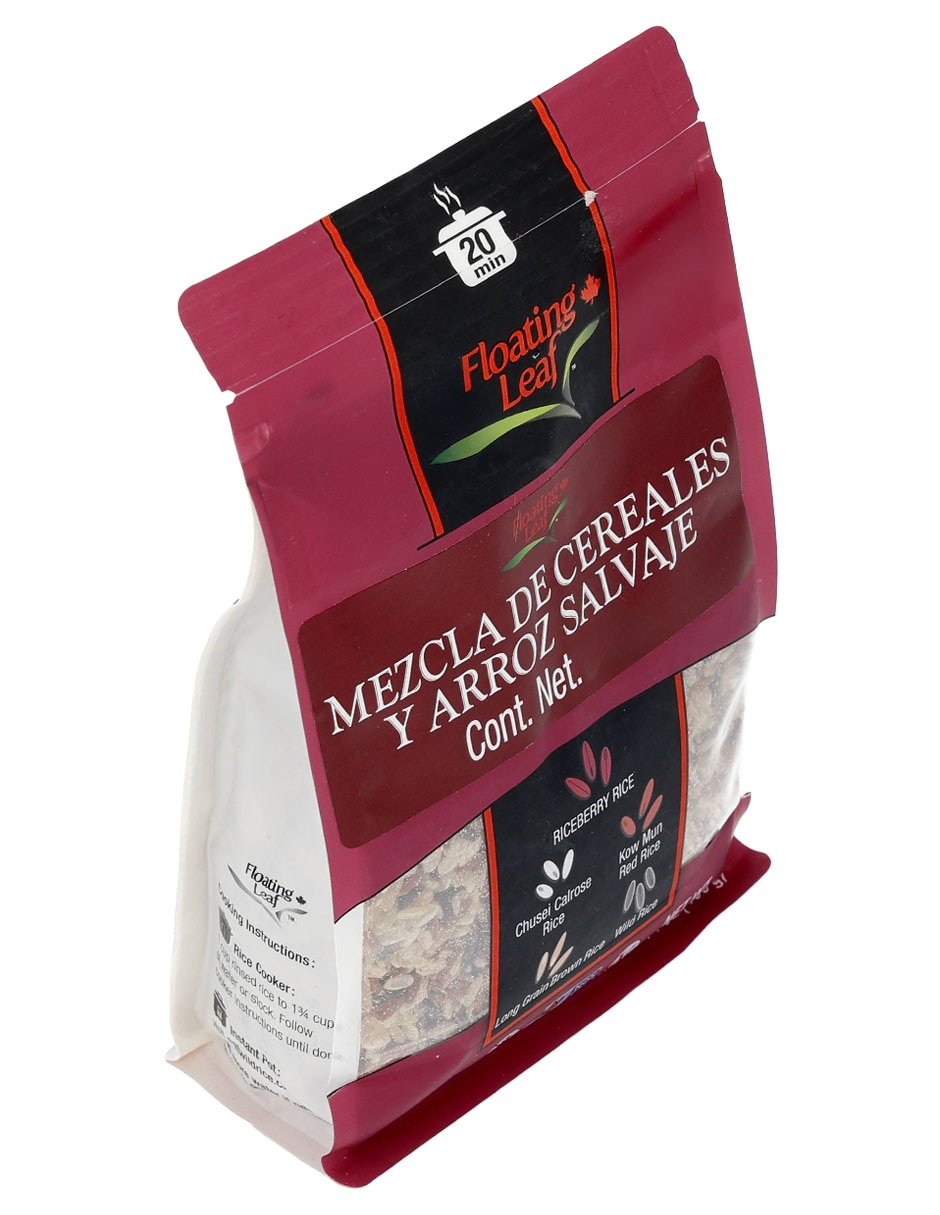 Cereal de mezcla de cereales y arroz salvaje