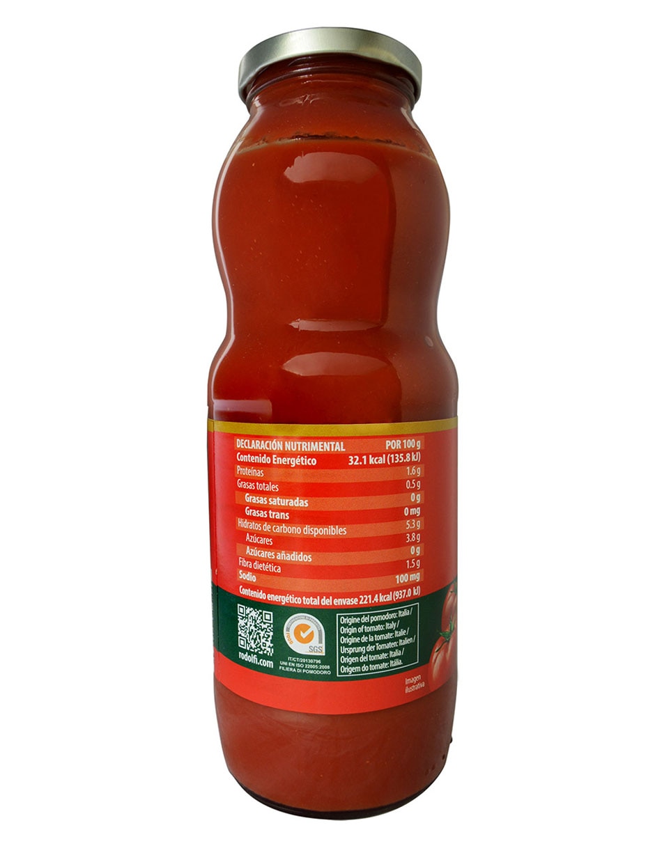 Puré de tomate libre de químicos 690 g 4