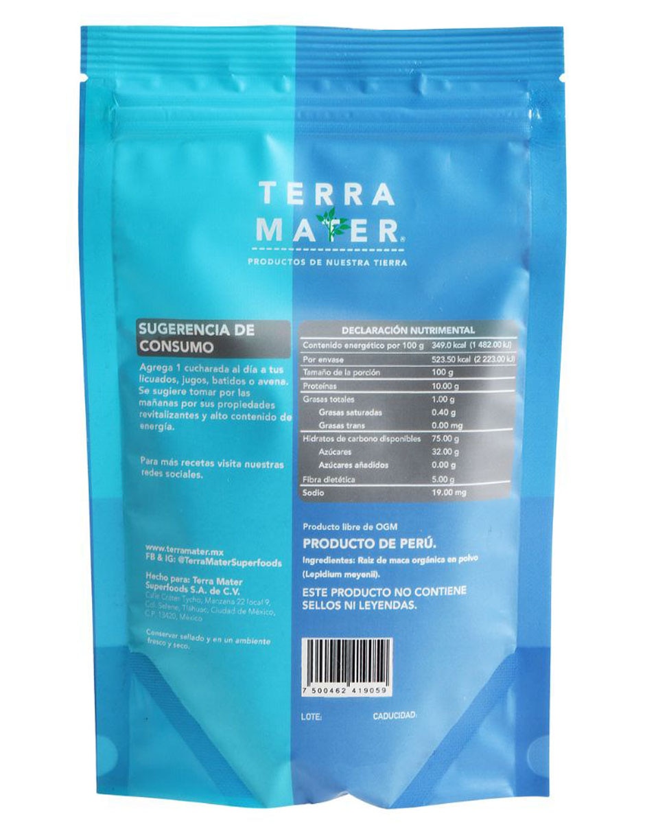 Maca orgánica en polvo