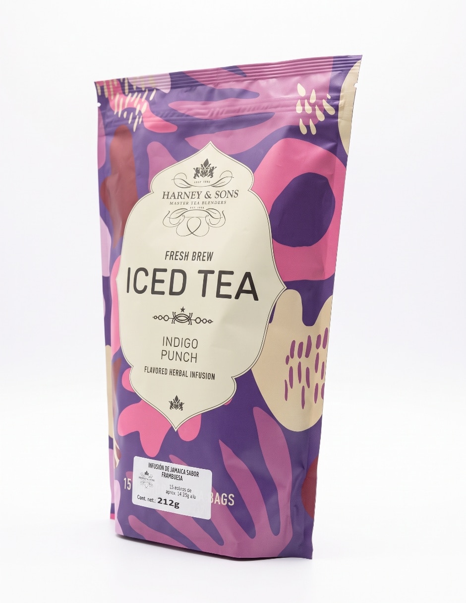 Té de burbujas sabor frambuesa y jamaica 2
