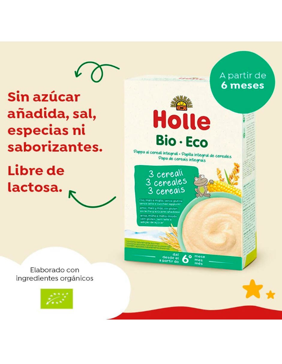 Papilla Integral de 3 Cereales 3