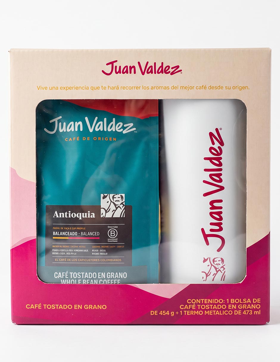 Kit café de grano sabor tostado de Colombia 454 g