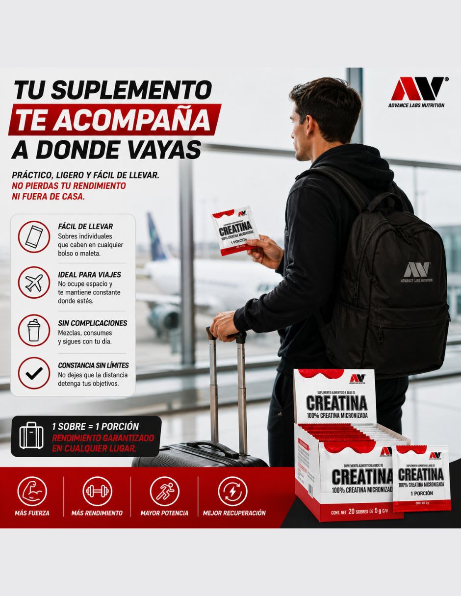 Creatina con creatina monohidratada micronizada 5 g 4