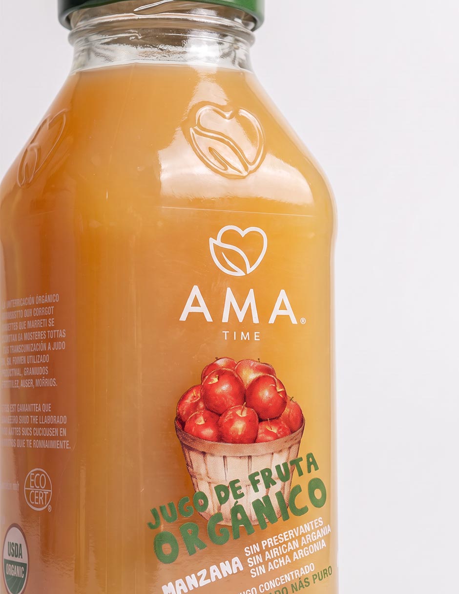 Jugo de frutas Ama Time sabor manzana 300 ml 2