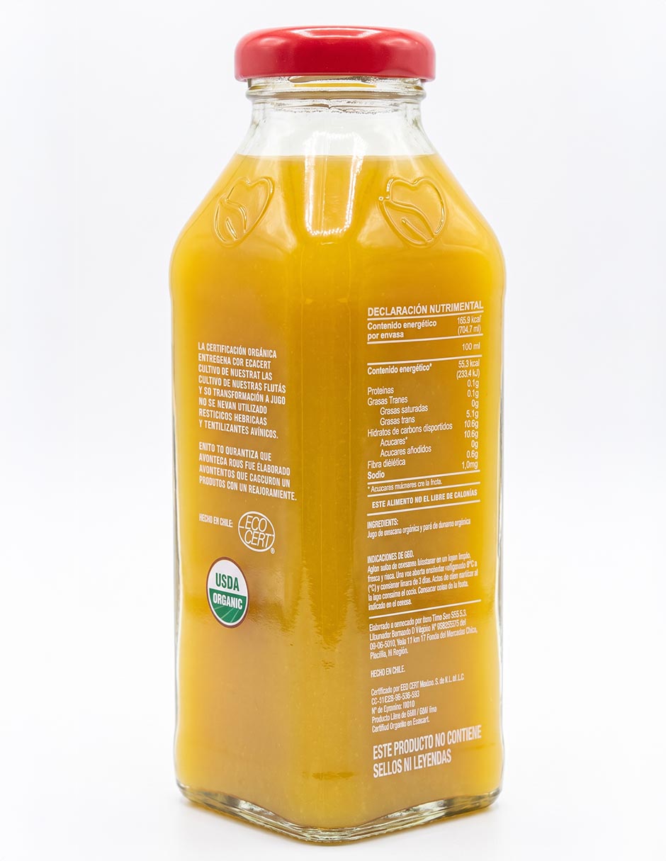 Jugo A de Coco sabor manzana y durazno 300 ml 2