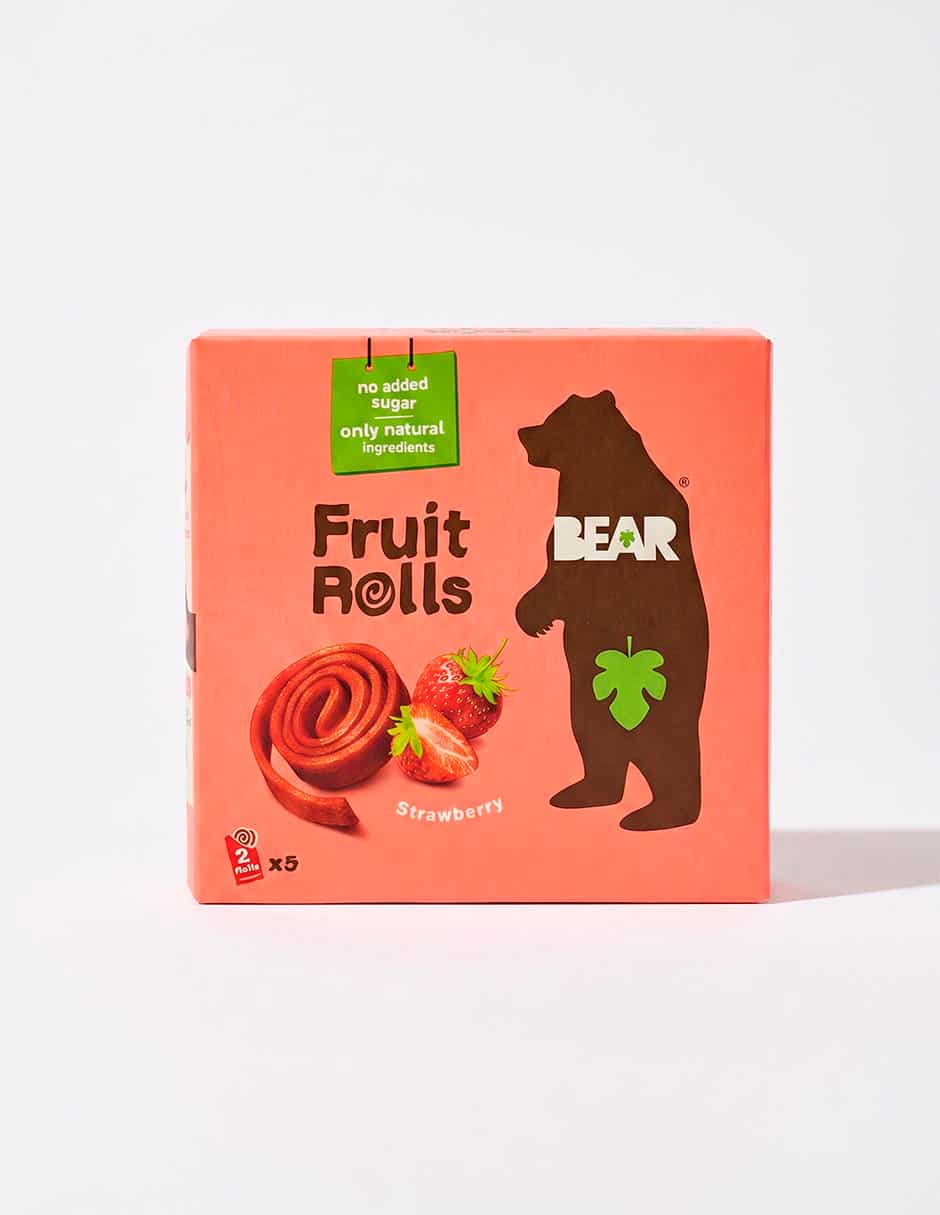 Bear Fruit Rolls Sabor Fresa