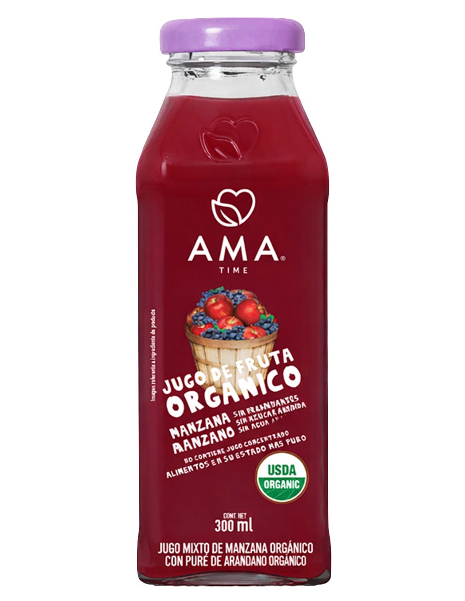 Jugo órganico sabor manzana 30 ml
