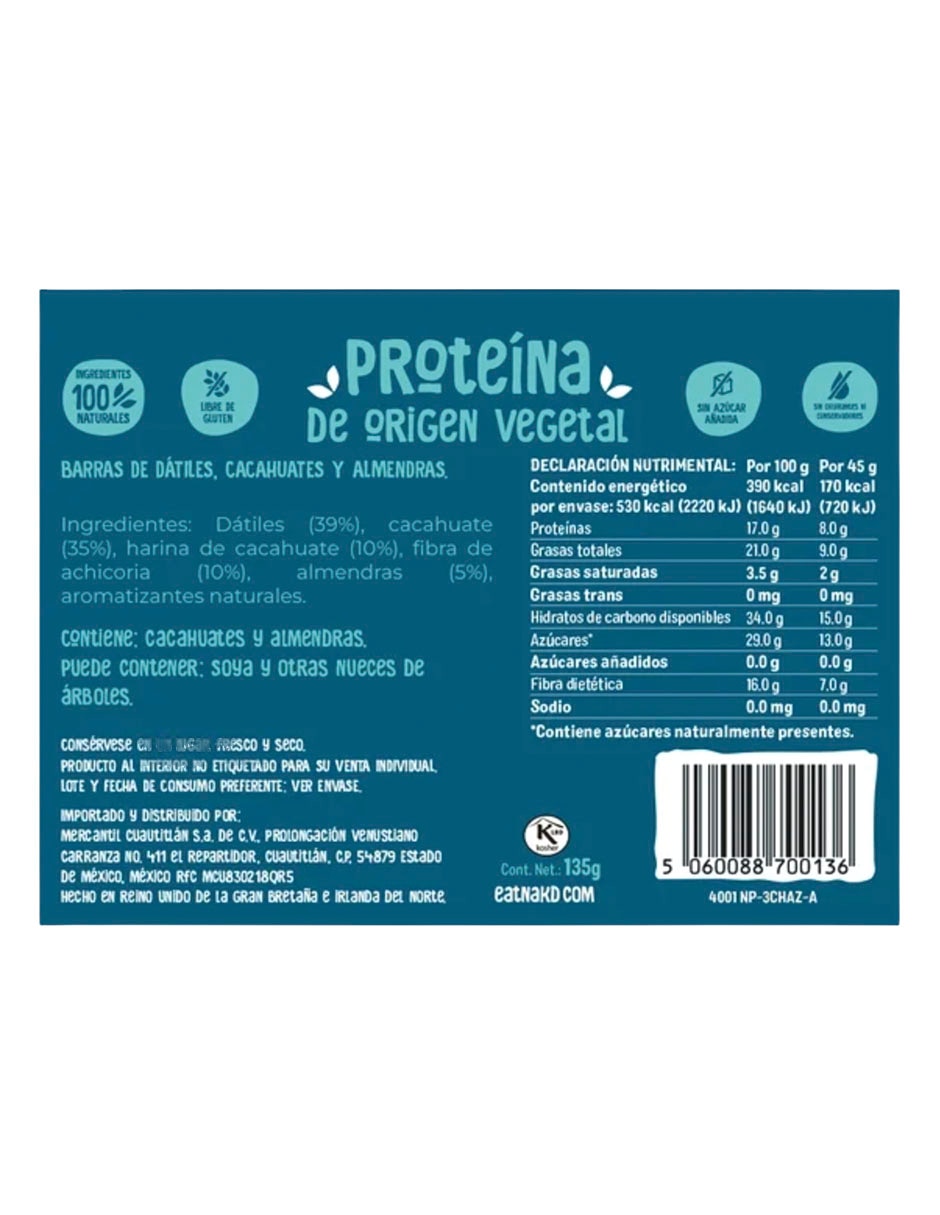 Barras de proteína 135 g 2