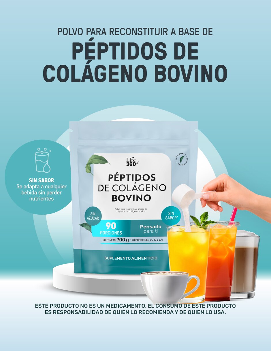 Péptidos de Colágeno Bovino 900 g 7