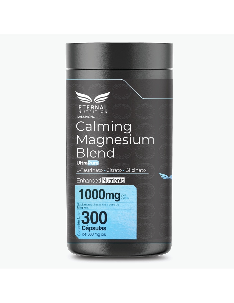 Calming Blend con L-treonato de magnesio, citrato de magnesio de 300 cápsulas Calming Blend con L-treonato de magnesio, citrato de magnesio de 300 cápsulas
