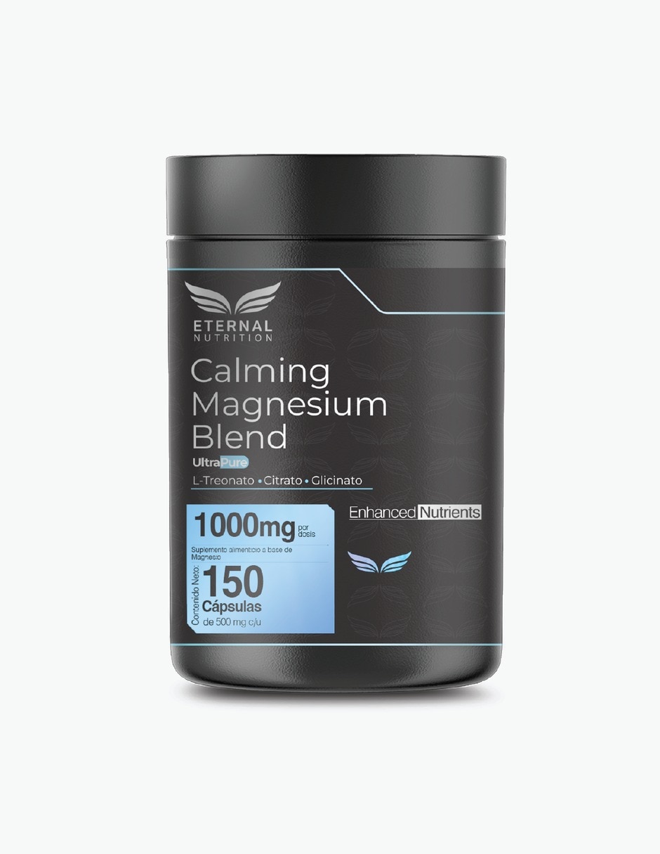 Calming Magnesium Ultra Pure Blend con L-Treonato de Magnesio y Citrato de Magnesio Calming Magnesium Ultra Pure Blend con L-Treonato de Magnesio y Citrato de Magnesio