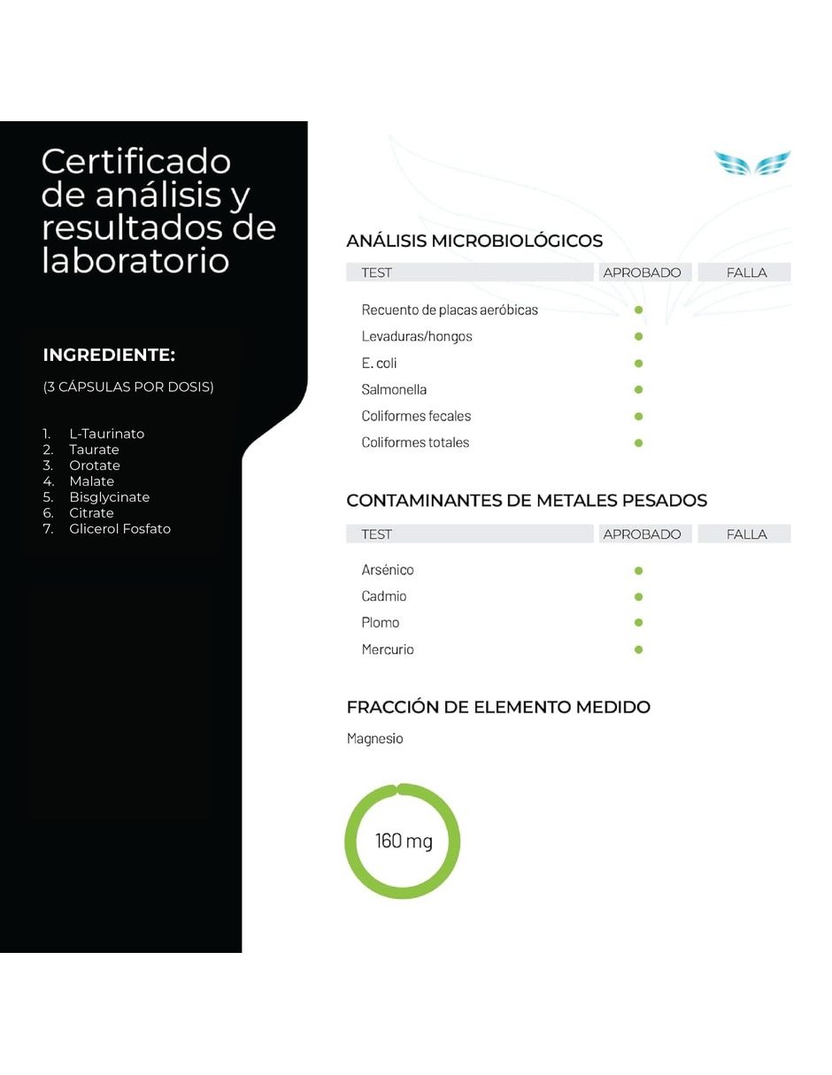 Seven Mag Ultra con magnesium mix, oxido, glicinato, gluconato y citrato de magnesio de 100 cápsulas 7