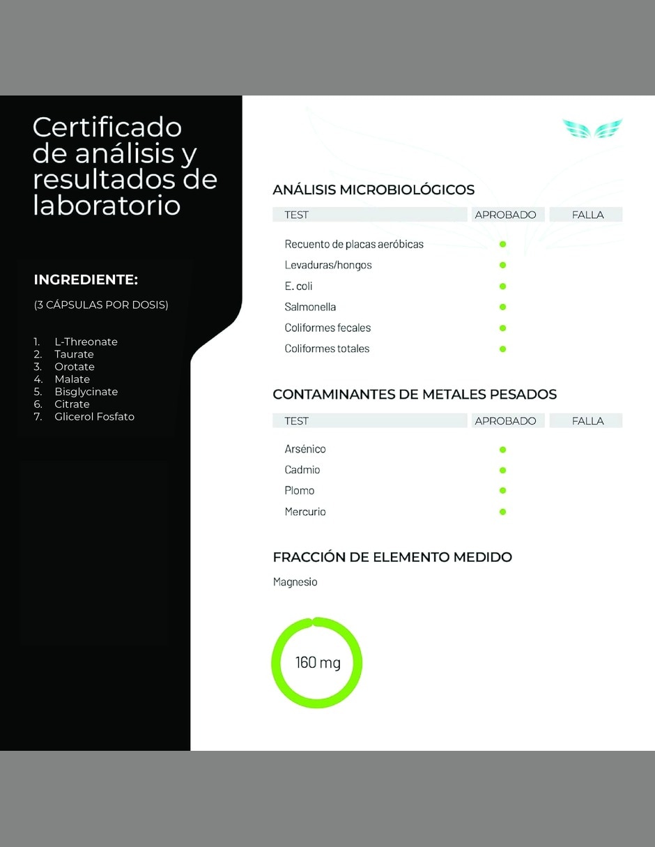 Seven Mag Ultra con magnesium mix con Magnesios: oxido, glicinato, gluconato y citrato de Mmagnesio de 200 cápsulas 4