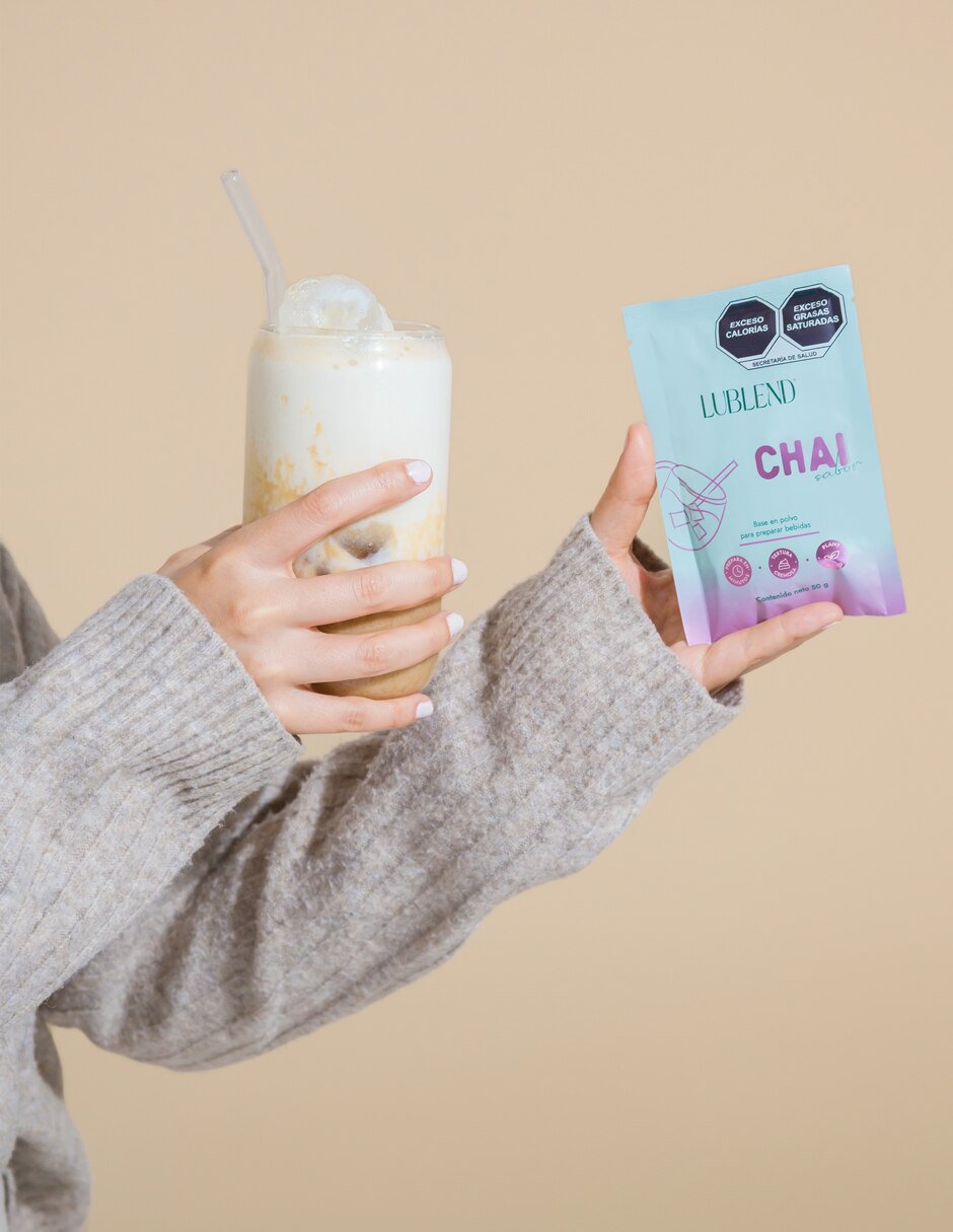 Bebida en polvo caja con 10 sobres de individuales Sabor Chai cada uno rinde hasta 24 bebidas 50 gr 5