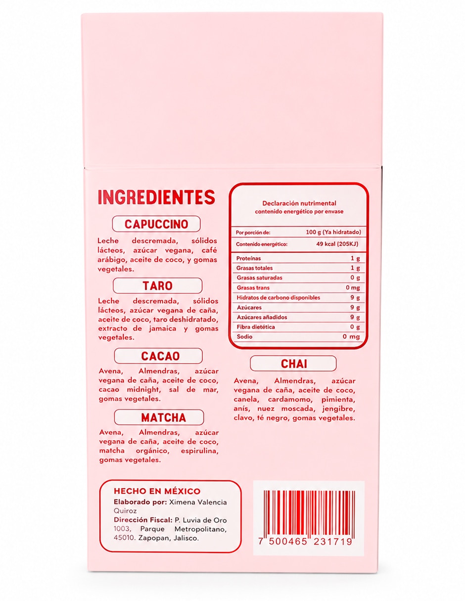 Bebida en polvo caja con 10 sobres de individuales sabor cacaco de 50 g cada uno rinde hasta 24 bebidas 2