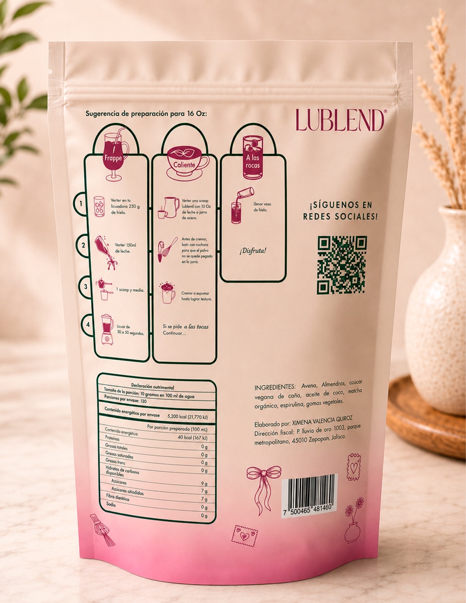 Bebida en polvo Mezcla instantánea para bebidas cremosas y frías Sabor Matcha Ingredientes naturales Sin conservador de Matcha Mezcla instantánea para bebidas cremosas y frías Sabor Matcha Ingredientes naturales Sin conservador 1.1kg 4