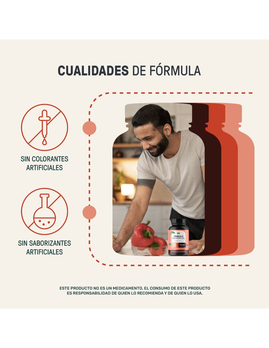 Omega 3 con aceite de salmón de 80 cápsulas 6