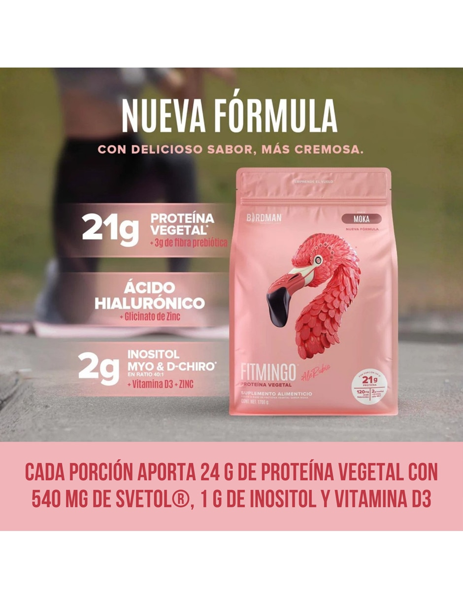 Proteína Vegetal con Aminoácidos sabor moka de 1.7 kg