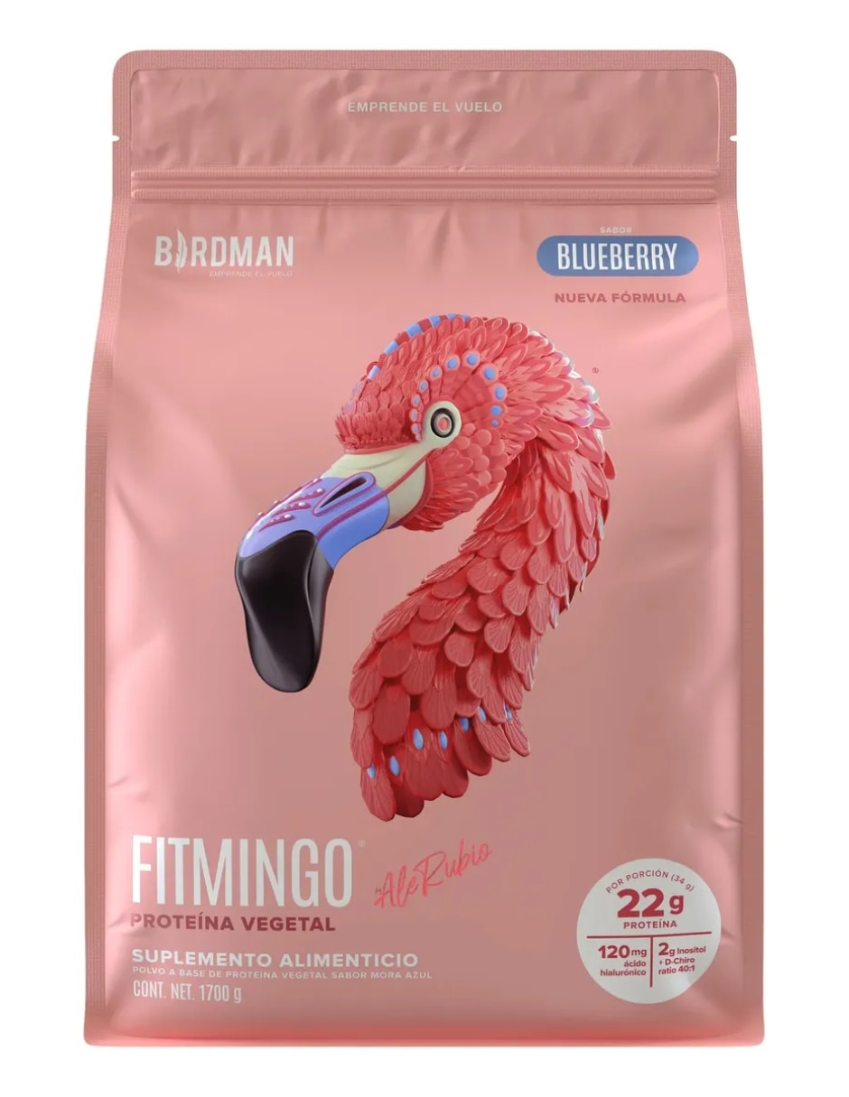 Proteina fitmingo sabor Blueberry de 1.7 kg