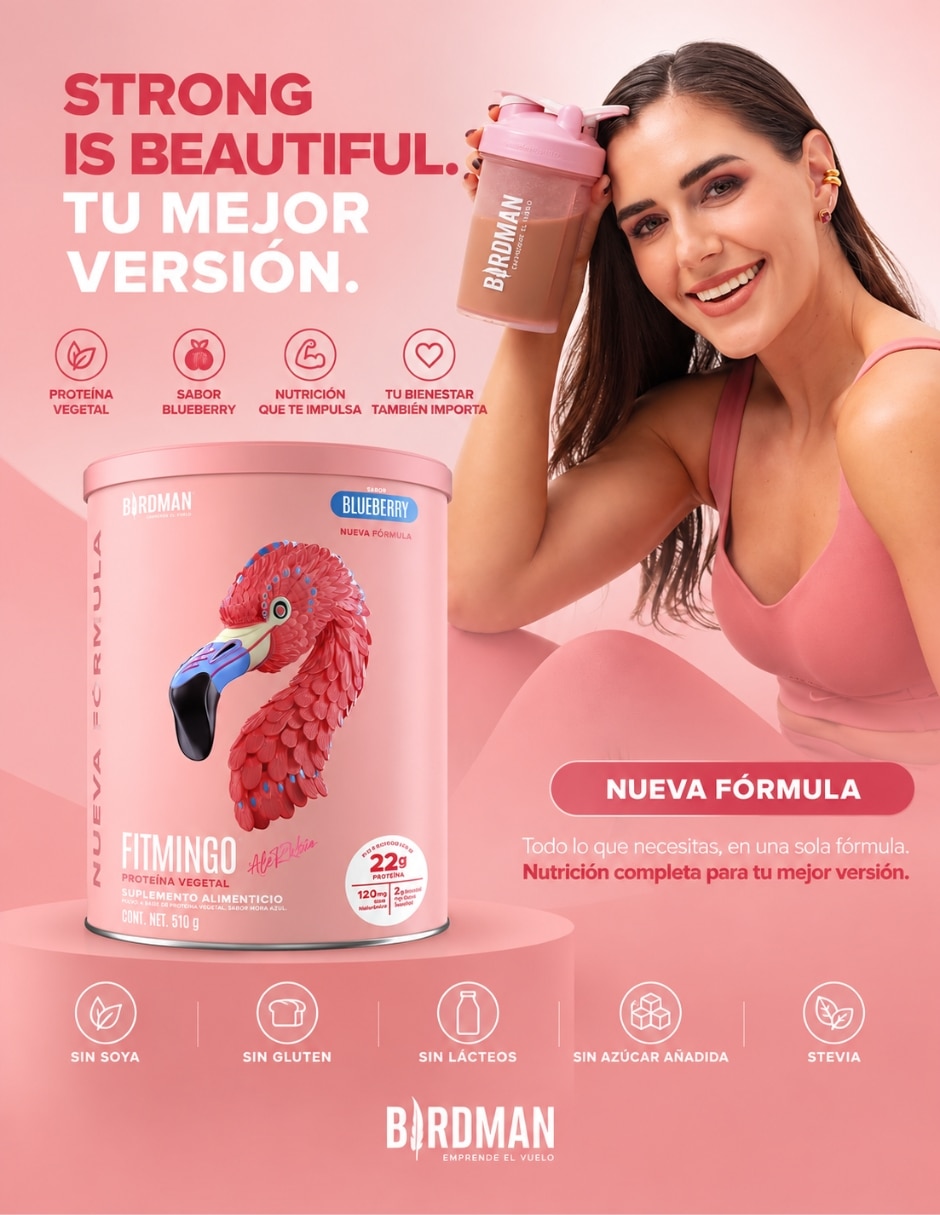 Proteina Fitmingo sabor Blueberry de 510 kg