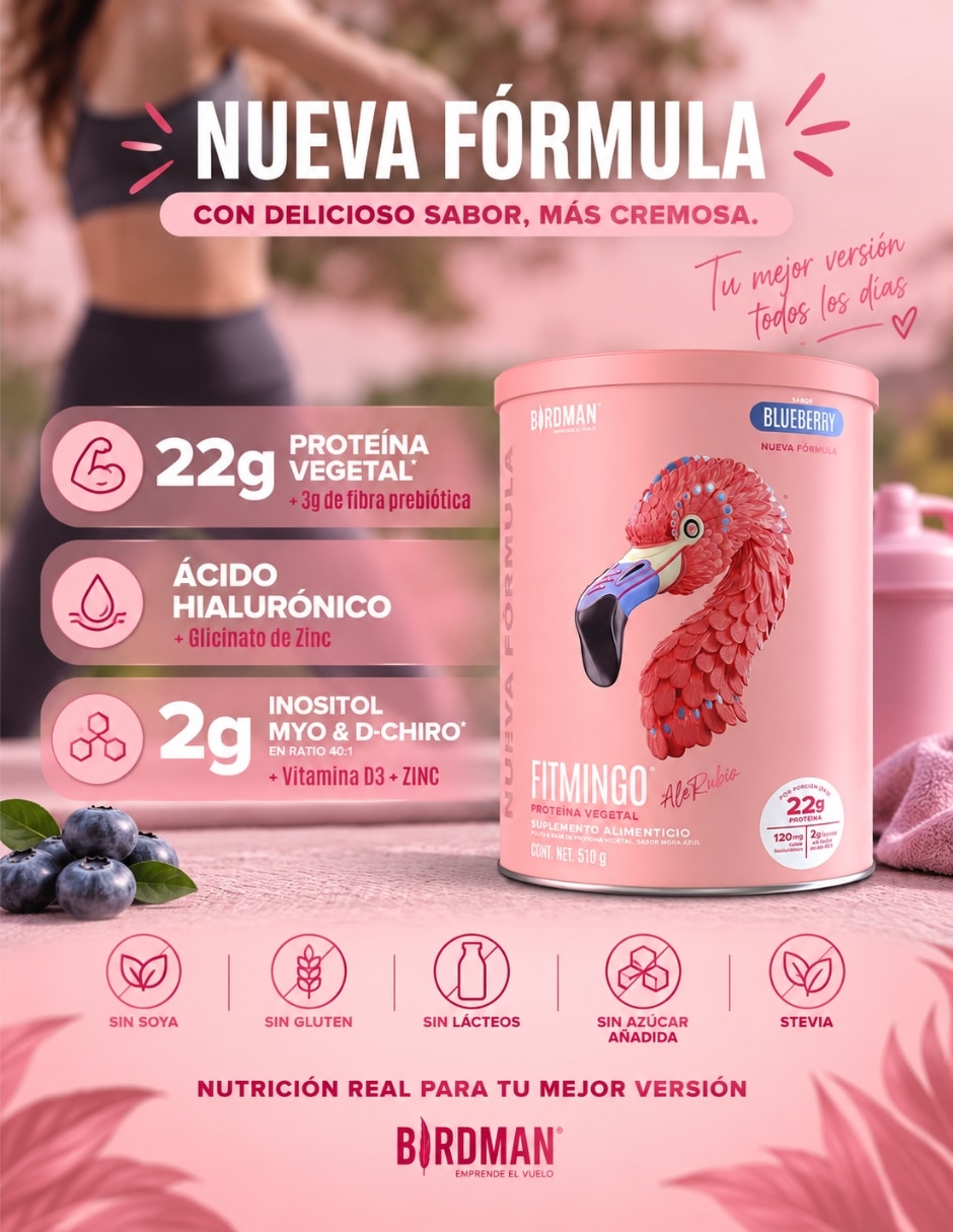 Proteina Fitmingo sabor Blueberry de 510 kg