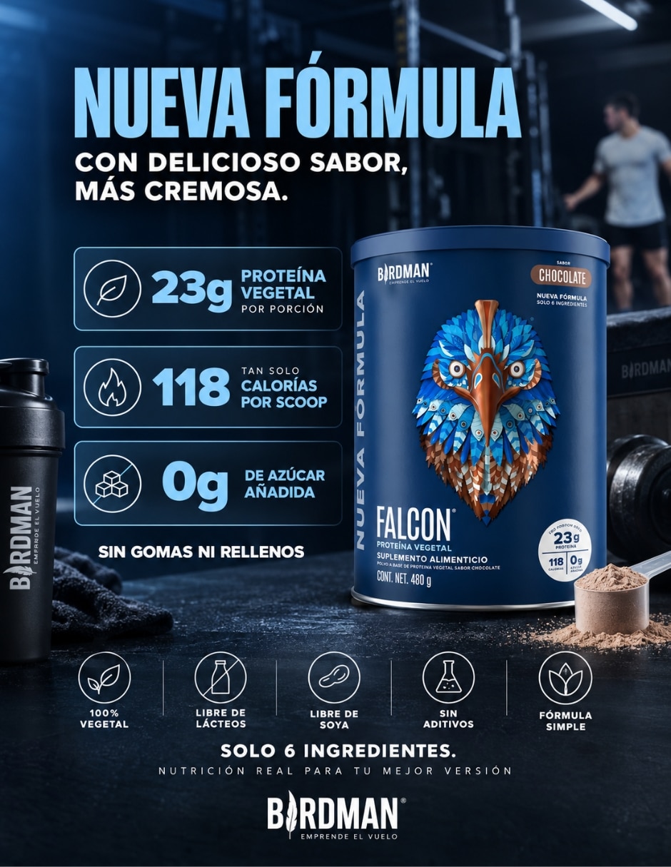 Proteina Vegana sabor Chocolate de 480 g