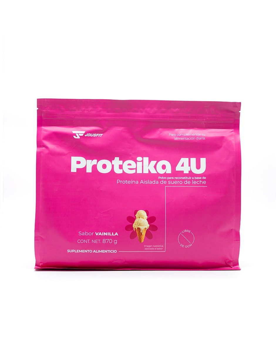 Proteika4U Vainilla con Proteína Whey y Probióticos sabor Vainilla de