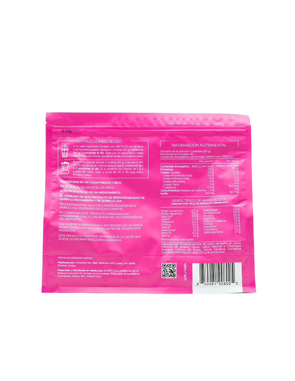 Proteika4U Choco-avellana con Proteína Whey y Probióticos sabor Choco-avellana de