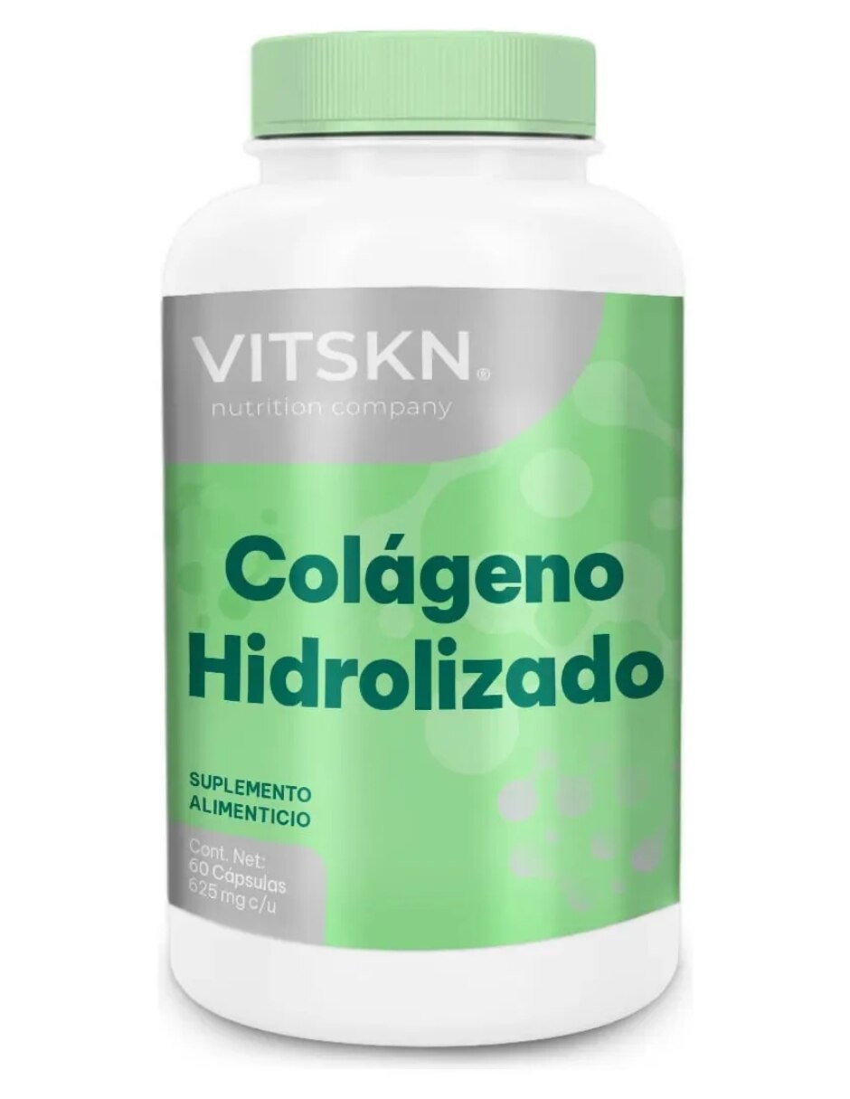 Colágeno Hidrolizado VitSkn 60 Cápsulas Sin Sabor con Colágeno Hidrolizado sabor Sin sabor de