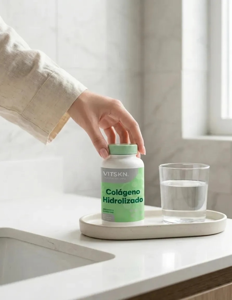 Colágeno Hidrolizado VitSkn 60 Cápsulas Sin Sabor con Colágeno Hidrolizado sabor Sin sabor de 3
