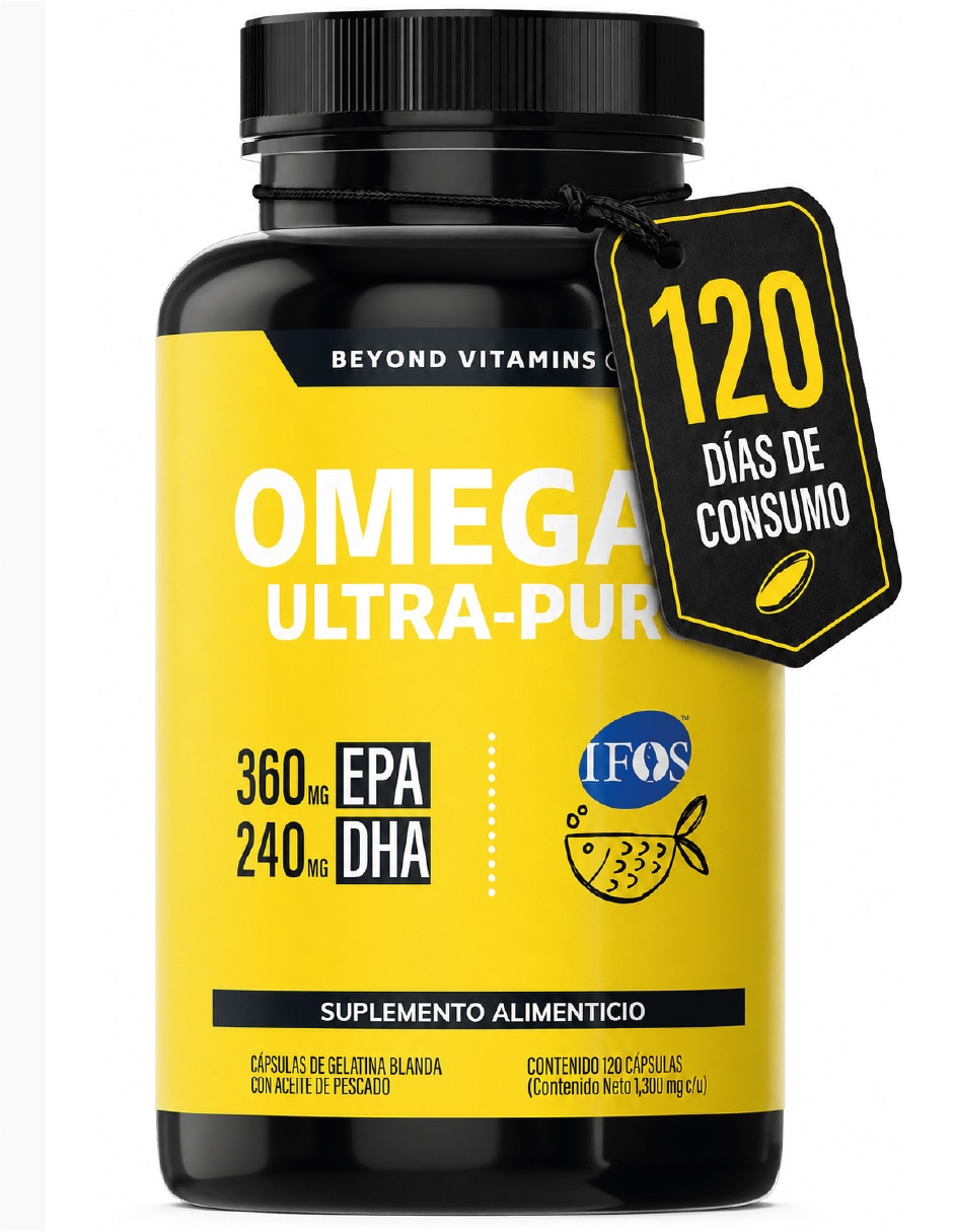 Omega 3 Premium 1000mg Certificado Ifos con Omega 3 sabor Sin sabor de Omega 3 Premium 1000mg Certificado Ifos con Omega 3 sabor Sin sabor de