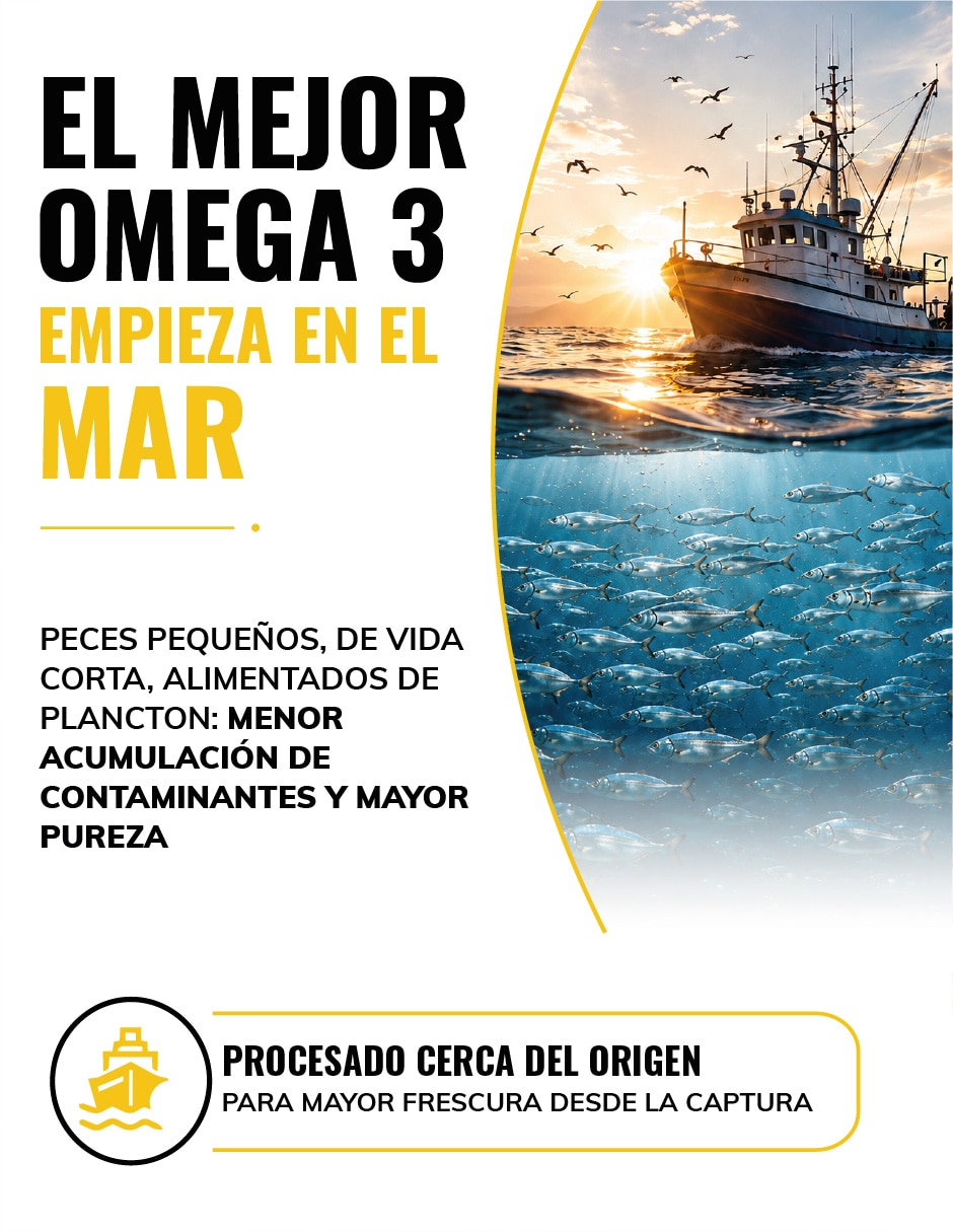 Omega 3 Premium 1000mg Certificado Ifos con Omega 3 sabor Sin sabor de 4
