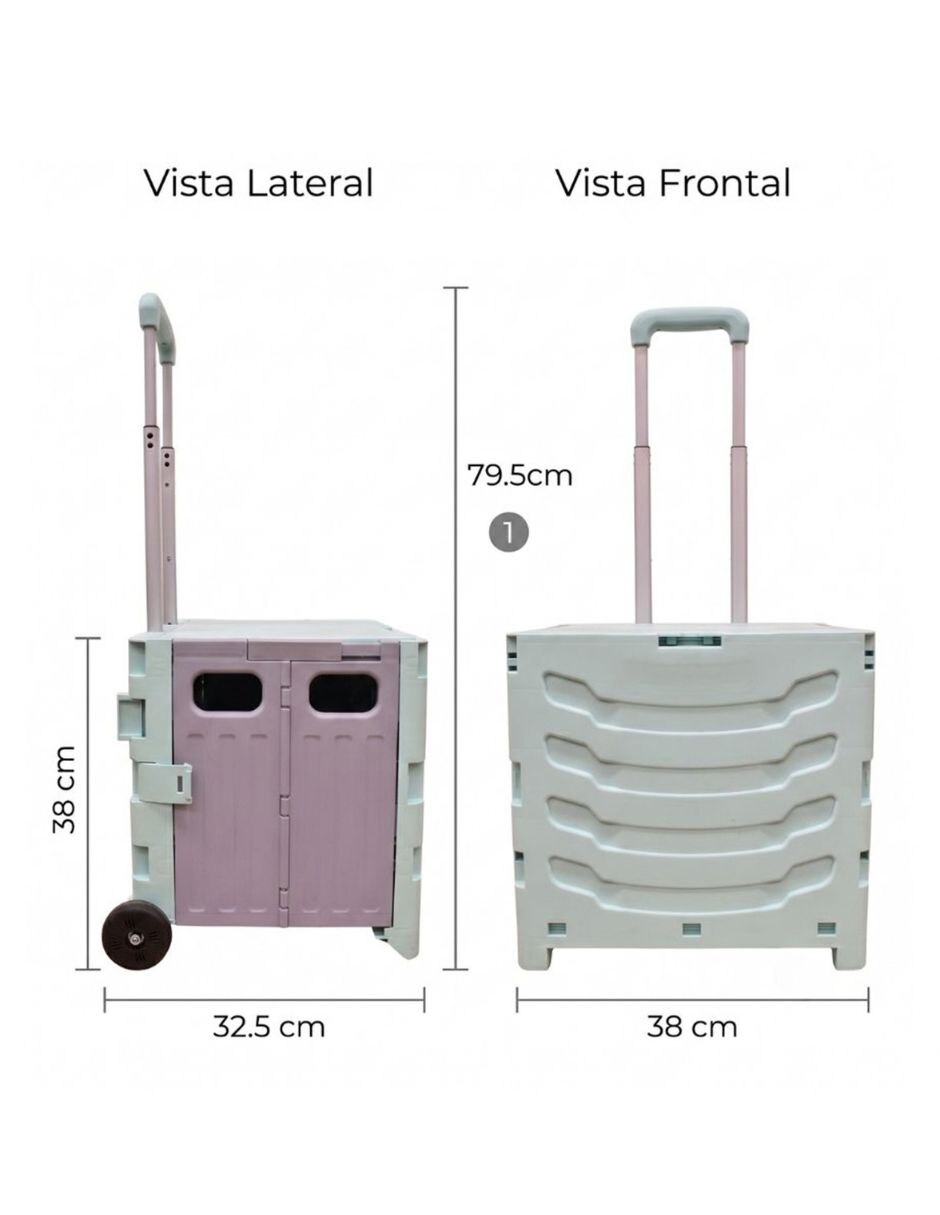 Carrito de compras plegable 6