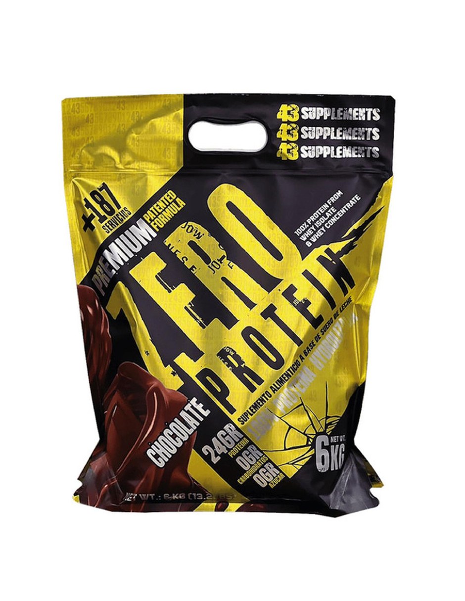 Proteina hidrolizada zero carbohidratos 6 kg Sabor Chocolate 43 SUPPLEMENTS con Proteína de suero de leche sabor Chocolate de Proteina hidrolizada zero carbohidratos 6 kg Sabor Chocolate 43 SUPPLEMENTS con Proteína de suero de leche sabor Chocolate de