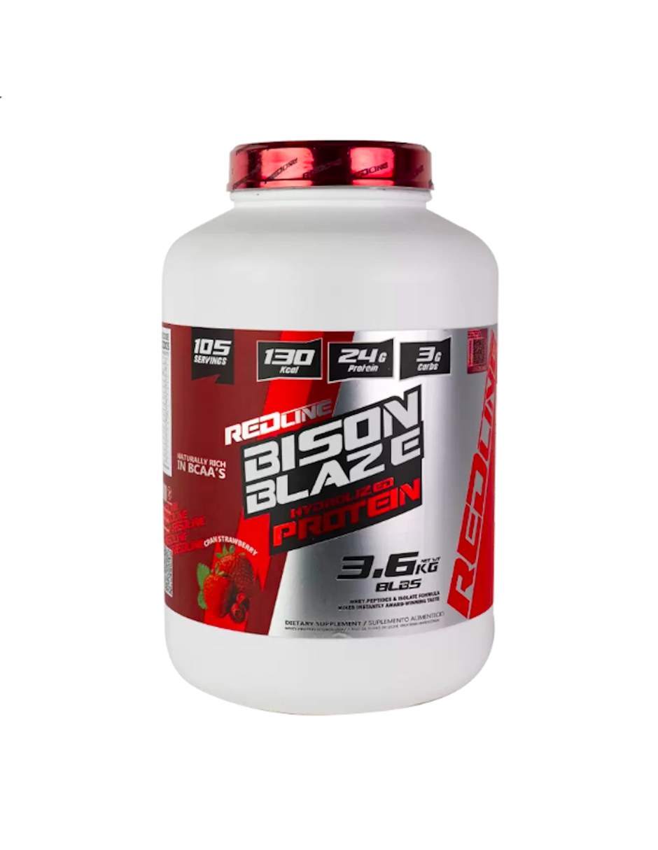 Redline Proteina Hidrolizada Bison Blaze Flan de Nuez 3.6kg con Proteína de suero de leche sabor Nuez de Redline Proteina Hidrolizada Bison Blaze Flan de Nuez 3.6kg con Proteína de suero de leche sabor Nuez de