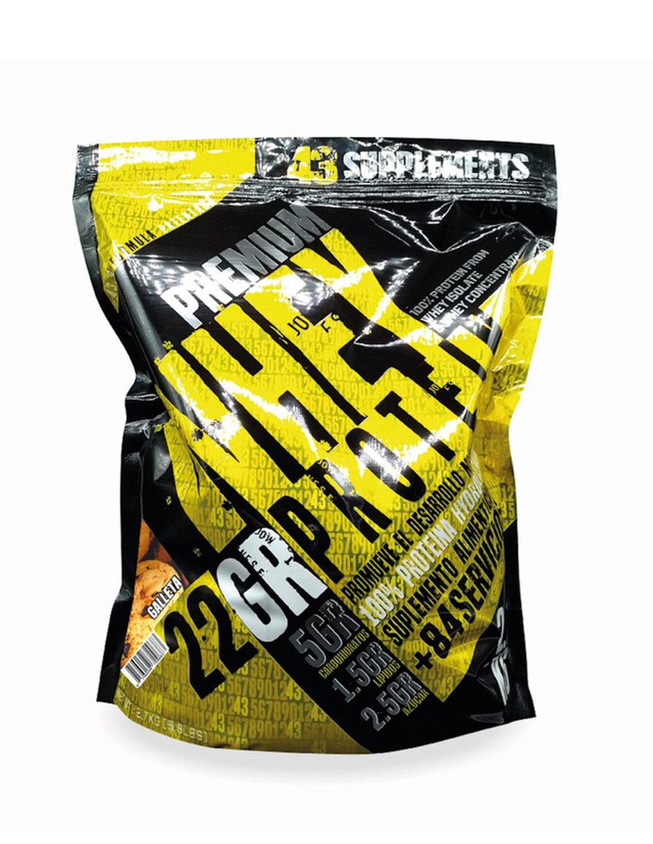 Proteina Whey 3 KG 43 Supplements Suero de Leche 84 Serv Sabor Galleta con Proteína de suero de leche sabor Galleta de Proteina Whey 3 KG 43 Supplements Suero de Leche 84 Serv Sabor Galleta con Proteína de suero de leche sabor Galleta de