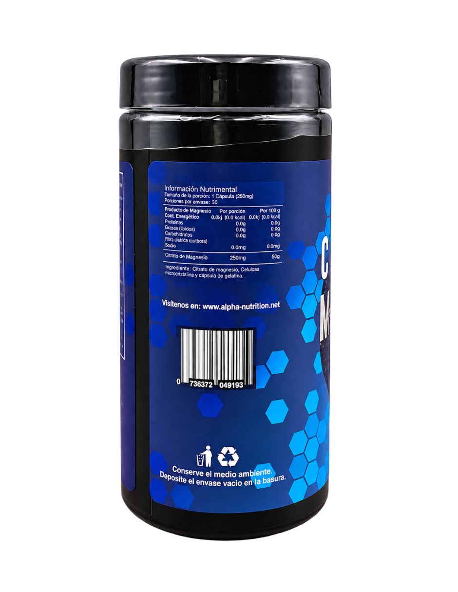 Citrato de Magnesio con Citrato de Magnesio sabor Sin sabor de 3