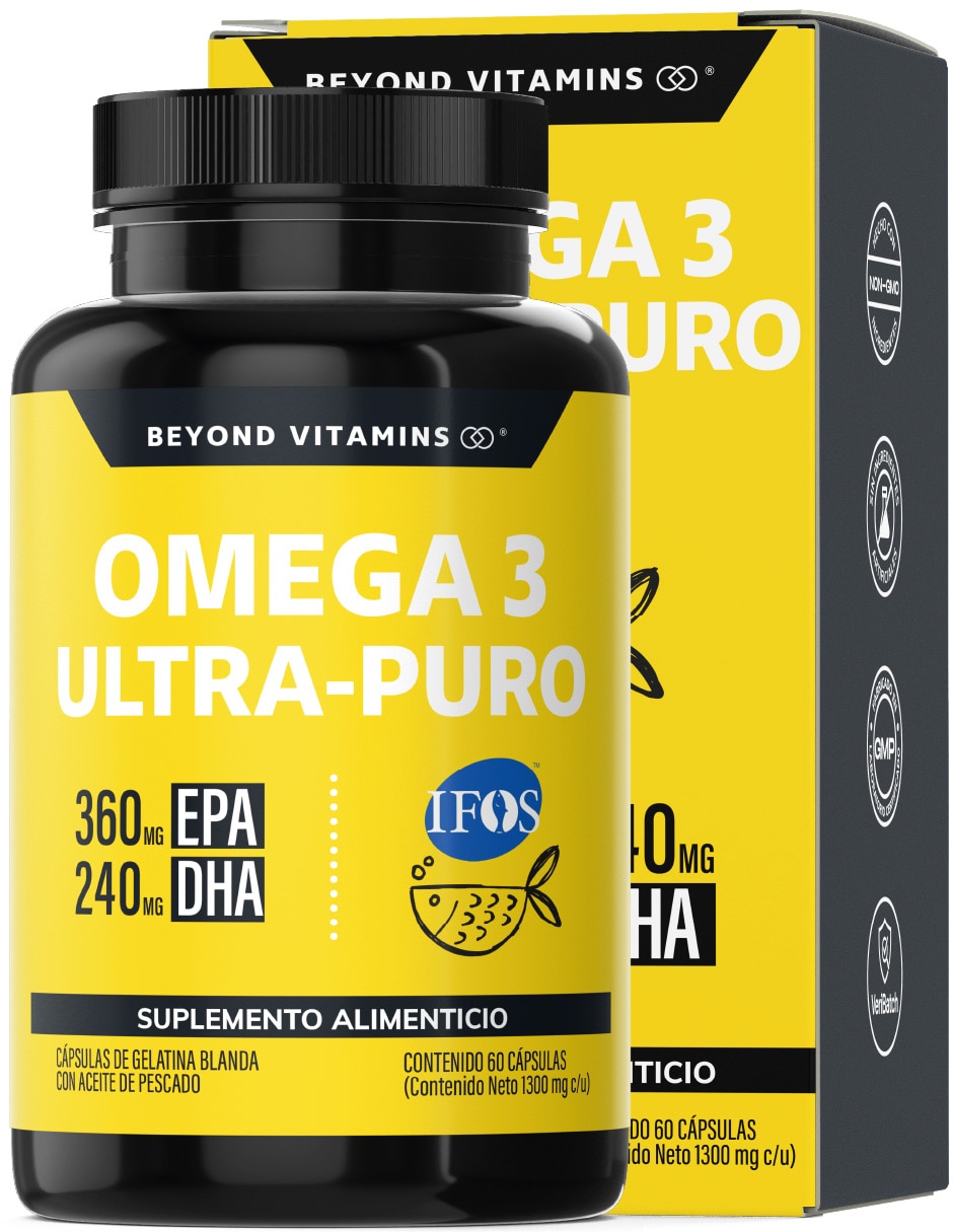Omega 3 Premium 1000mg Certificado Ifos con Omega 3 sabor No saborizado de Omega 3 Premium 1000mg Certificado Ifos con Omega 3 sabor No saborizado de