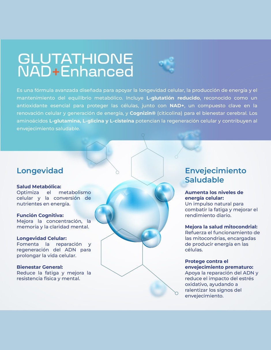 L-Glutatión reducido de 200 cápsulas 3