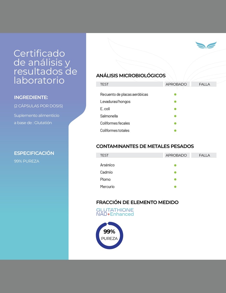 L-Glutatión reducido de 200 cápsulas 4