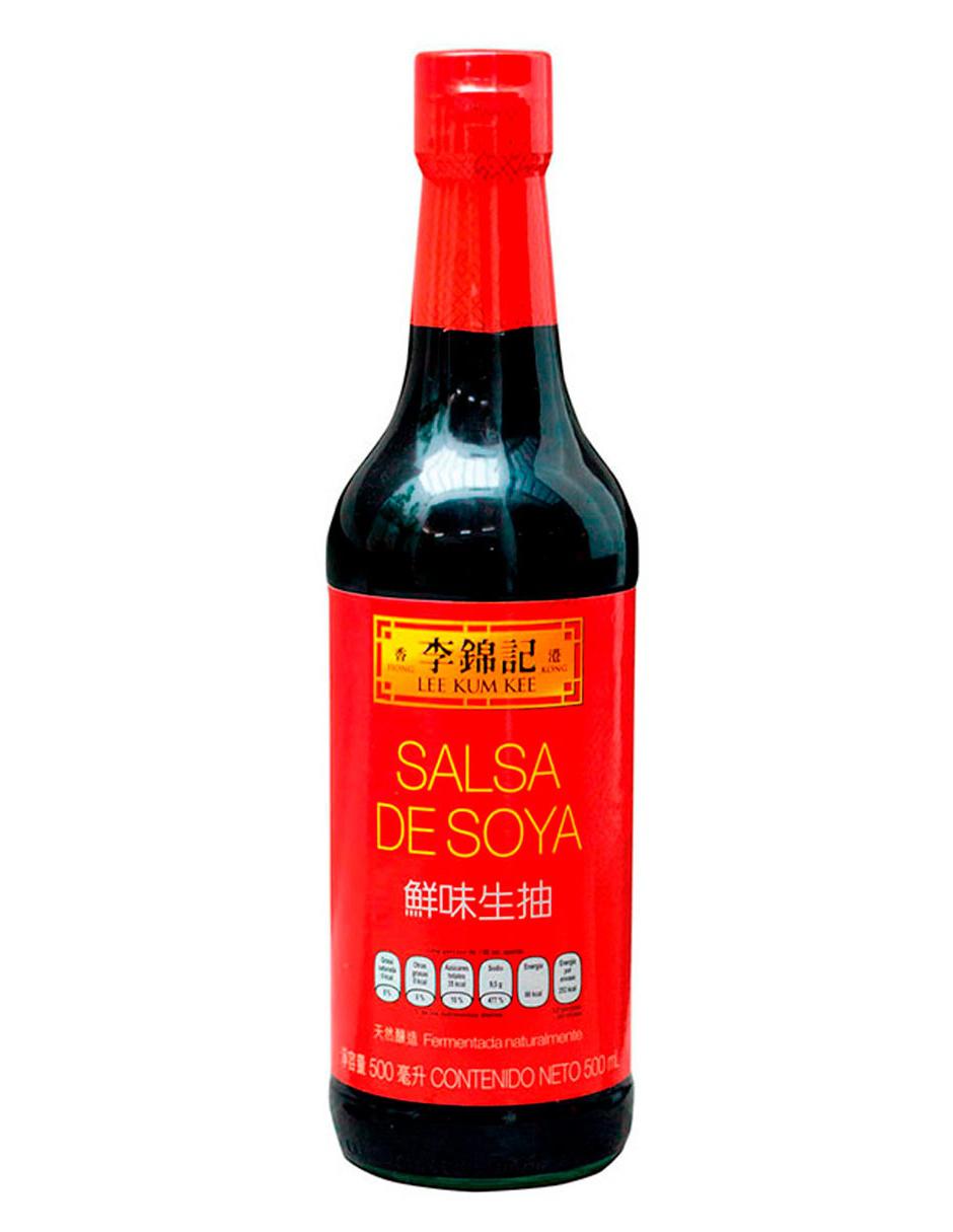 Salsa soya sabor salado